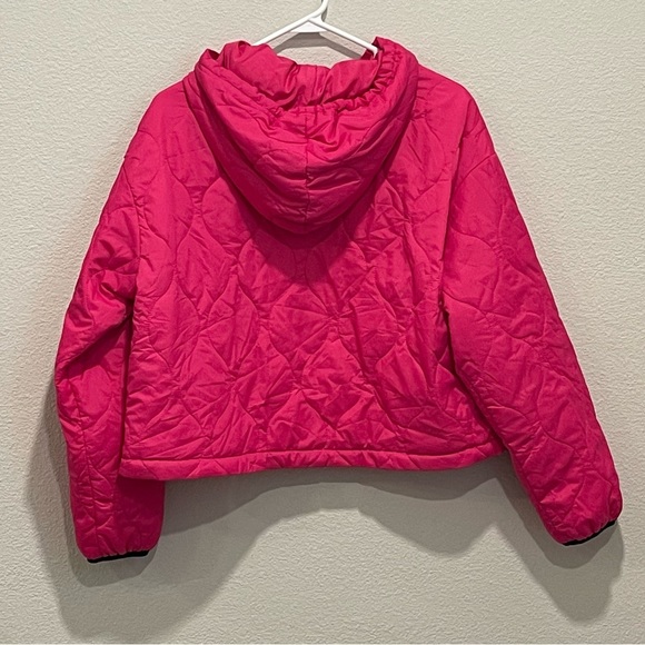 Forever 21 Hot Pink Casual Cropped Jacket - Picture 2 of 2
